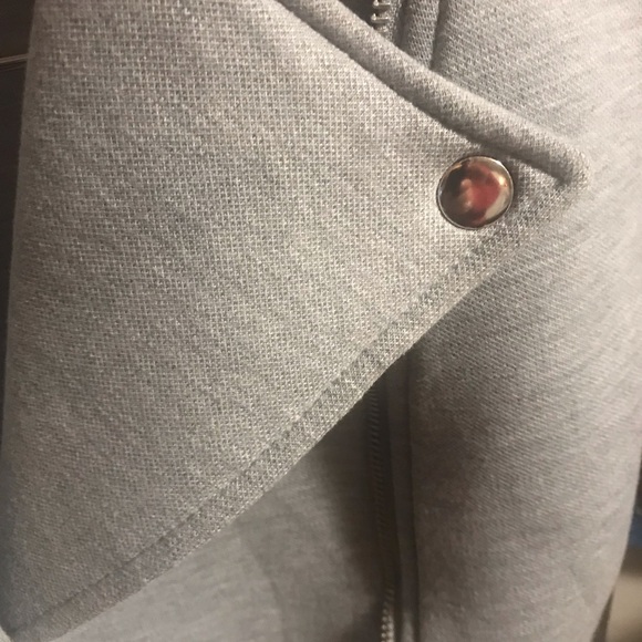 New biker style jacket stretch sweatshirt material - Picture 4 of 7